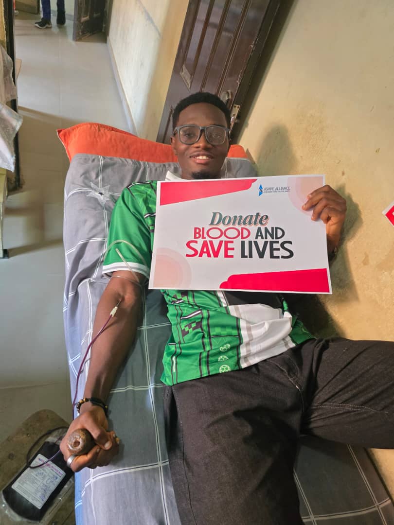 Blood samples from the donation