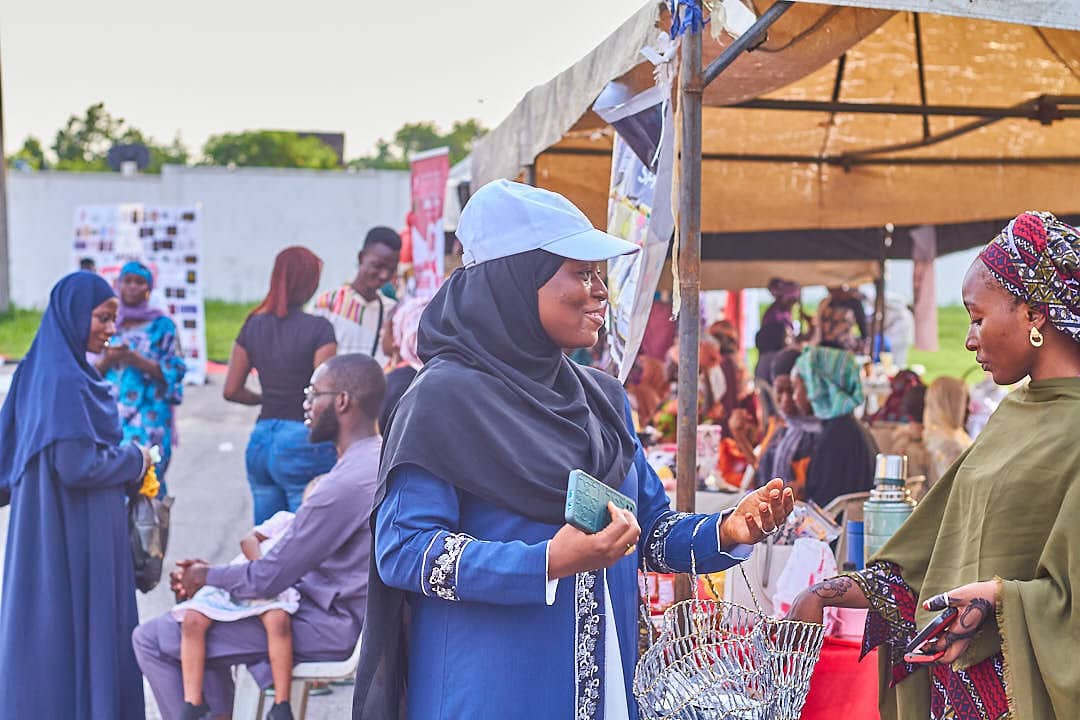 Participants at the entrepreneurship funfair
